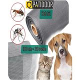 Feyza Design Yırtılmaz Fiberpolyester Kedi Sineklik Tülü 100CM x 30M, Koruyucu ve Dayanıklı - Ahşap