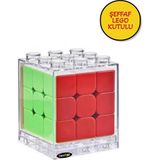 Feyza Design Yongshi 3x3 Zeka Küpü Speed Cube Şeffaf Modüler Kutulu - Seçenek 1