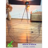 Feyza Design Yüksek Kaliteli 63CM Çift Taraflı Kedi Köpek Güvenlik Çiti (8'li Set) - Seçenek 1