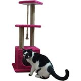 Feyza Design Yüksekliği Ayarlanabilir Tırmalama ve Oyun Evi, Kedi Eğlence Merkezi - Seçenek 1