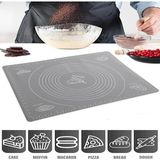 Feyza Design Yumuşak Silikon Hamur Açma Matı 45X65, Pratik ve Kullanışlı Ürün - Altın