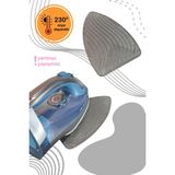 Feyza Design Yumuşak Silikon Ütü Altlığı, Yanmaz ve Yapışmaz Koruyucu - Ahşap - Seçenek 1
