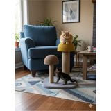 Feyza Design Yumuşak ve Dayanıklı Kedi Tırmalama Mantarı, Sağlıklı Tırnaklar Için Ideal - Seçenek 1