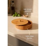 Feyza Design Yumuşak ve Dayanıklı Tortilla Kabı, Pratik Kullanım Kolaylığı Sağlar - Açık Bej - Seçenek 1
