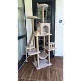 Feyza Design Yumuşak ve Rahat Kedi Tırmalama Evi, Oyun ve Dinlenme Alanı - Seçenek 1