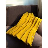 Feyza Design Yumuşak Wellsoft Kumaşlı Kedi ve Köpek Battaniyesi, Kolay Yıkanabilir - Altın - Seçenek 1