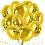 Feyza Design Yuvarlak Folyo Balon Hava ve Helyum ile Uyumlu Çok Renkli - Seçenek 1
