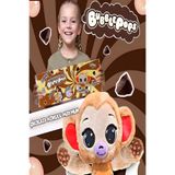 Feyza Oyuncak Bubble Pops Büyüyen Kokulu Peluş Oyuncak | Sürpriz Çikolata Kokulu Maymun Figürü | 34 cm Kutu Açılışı | 3+ Yaş Çocuk