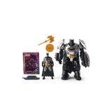 Feyza Oyuncak DC Metal Force Batman Zırhlı Figür 15 cm Zırhlı Dönüşüm Aksiyon Seti ve Koleksiyon Kartlı Çocuk Oyuncak