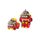 Feyza Oyuncak Robocar Poli Roy Dönüşen Robot Figür | 3 Yaş Üstü Çocuklar İçin Dönüşebilen İtfaiye Oyuncak Robot 11 cm