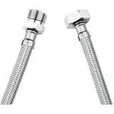 FEYZA YAPI 3/8X3/8 Nipelli Flex Hortum Bağlantı flexi dişi-erkek oynar rakor 50 CM