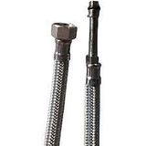 FEYZA YAPİ Batarya Baglantı Su Fleks Hortum Uzun Girişli 10 Cm M10x3/8-60cm 1 Adet (10 cm)