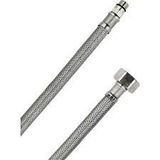 FEYZA YAPI V I T R A uyumlu PASLANMAZ TEL ÖRGÜLÜ BATARYA BAĞLANTISI FLEXIBLE Batarya Bağlantı Hortumu 3/8*M12 (2 adet) (50 cm)