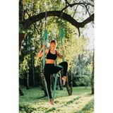 FeyzaDesign Yeşil Antigravity Yoga Fly Hamağı, Denge ve Esneklik Spor Aleti