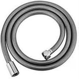 FEYZAYAPI GRİ Paslanmaz Kopmaz Patlamaz Kaliteli PVC Duş Hortumu - Yüksek Kaliteli Lüx Duş Spirali - Tüm Duş Setleri/Duş Başlıkları ile Uyumlu (G1/2) - 150cm GRİ