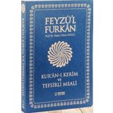 Feyzü'l Furkan Kur'an ı Kerim ve Tefsirli Meali Büyük Boy İnce Cilt (Lacivert)