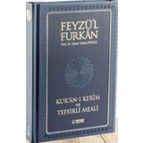 Feyzü'l Furkan Kur'an-ı Kerim ve Tefsirli Meali - Büyük Boy - Mıklepli Ciltli (Lacivert)