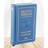 Feyzül Furkan Kuran-ı Kerim ve Tefsirli Meali (Orta Boy - Mushaf ve Meal - Ciltli) Lacivert