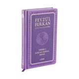 Feyzü'l Furkan Tefsirli Kuranı Kerim Meali Lila (Cep Boy-Sadece Türkçe Meal-Kalın Cilt)