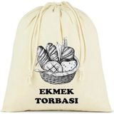 Feza Bagg Store Ekmek Torbası Ham Bez 40X40 (1ADET)