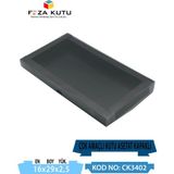 Feza Kutu 16*29*3 Asetat Kapaklı Çok Amaçlı Kutu Çikolata Kutusu Kurabiye Kutusu Hediyelik Kutu (10 Adet)