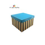 Feza Kutu 31x31x20 cm 10 Adet Desenli Pasta Kutusu