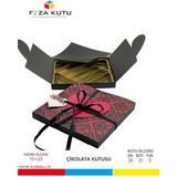 Feza Kutu Çikolata Kutusu Hediye Kutusu Kalpli Kutu 14 Şubat Kutusu Pasta Kutusu Hediyelik Kutu Hediye 10 Adet