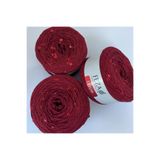 Feza Pullu Örgü Ipi 502-bordo Cotton-pamuk Ince Pullu Örgü Ipi % 75 Pamuk 100 gr 310 M D'ior 1 Adet