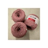 Feza Pullu Örgü Ipi 904-gül Cotton-pamuk Ince Pullu Örgü Ipi % 75 Pamuk 100 gr 310 M D'ior 1 Adet