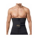 FF FİT FORM GİYİM Premium Erkek Spor Yürüyüş Göbek Ve Bel Için Korse Kemer Erkek Kemer-siyah
