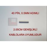 FFC 40 Pin 0.5mm Adımlı Flex Kablo Sabitleyici Konnektör Soketi Sabitleme Fleks Bağlama Aparatı
