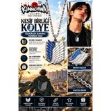 FG KONNİCHİWA Attack on Titan Keşif Birliği Ve Anahtar Kolye – Kanatlar Sembolü Anime Kolye