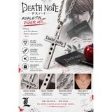 FG KONNİCHİWA Death Note Haç Istavroz Çelik Kolye Haç Simgeli Motifli Death Note L Anime Haç Kolye Unisex
