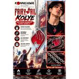FG KONNİCHİWA Fairy Tail Kolye – Anime Sembol Kolye Kırmızı Mavi Siyah Renk Seçenekli Kolye Unisex