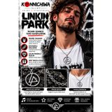 FG KONNİCHİWA Linkin Park Kolye – Gitar, Pena ve Logo Figürlü Rock Müzik Kolyesi