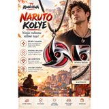 FG KONNİCHİWA Naruto Sharingan Akatsuki Kolye – Konoha Ninja Sembollü Anime Kolye