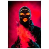 FG KONNİCHİWA Renkli Dikenli Tel Not Nice Kar Maskesi Balaklava Ganst Model