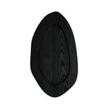 FGSHCZ82HRY Meyve Kasesi Masif Ahşap Meyve Kasesi, Düzensiz Oval Meyve Tabağı, Siyah Meyve Tabağı, Masa Dekorasyonu veya Yemek Servisi için Kullanılır, Meyve, Sebze, Et Kahvaltı Meyve Sepeti (Büyük)
