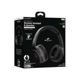 Fh-09 2İn1 Hoparlör Modlu Bluetooth 5.3 Kulak Üstü Kulaklık - Kulaklık & Hoparlör Bass Destekli