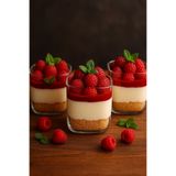 Fhilli Cambu Borosilikat 3'lü Magnolia Puding Tatlı Kasesi 350 ml