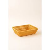 Fhilli Dikdörtgen Örgü Hasır Ekmek & Servis Sepeti 28 cm