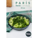 Fhilli Paris Cam Derin Salata Kasesi 20 cm