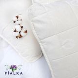 Fialka Bebek Pamuk Yastık 35 x 45 cm - Beyaz
