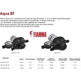 Fiamma Aqua 8f 12v-Hidrofor 13 Litre-Karavan/Tekne