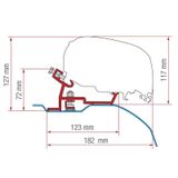 Fiamma F65.F80 Ducato/Jumper/Boxer-H2 L4 06.2006 Tente Braketi