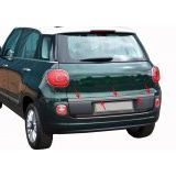 Fiat 500l Formlu Paslanmaz Çelik Krom Bagaj Alt Çıtası