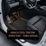 Fiat Albea 178 2003-2006 Uyumlu Araca Özel Eva Tam Takım Paspas Seti St - Siyah - Kahverengi