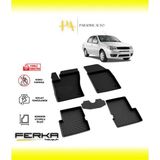 Fiat Albea 2002-2012 4d Havuzlu Paspas - Siyah