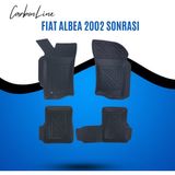 Fıat Albea 2002 Sonrası 3D Carbonline Araca Özel Paspas - Siyah