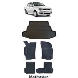 Fiat Albea 2006 Model 5d Premium Ekstra Havuzlu Paspas ve Bagaj Havuzu Set - Siyah